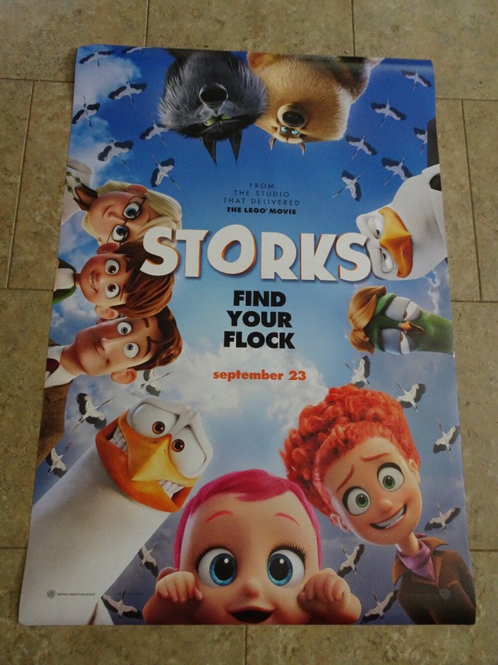 Storks - Movie Poster - Find Your Flock - Advance